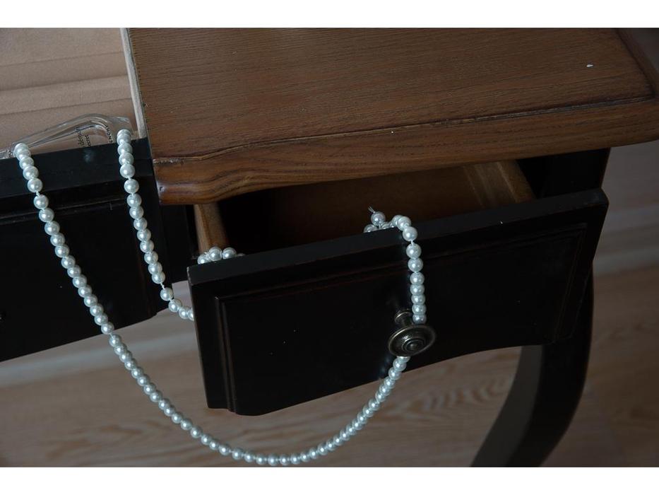 Mobilier de Maison стол туалетный с зеркалом (черный) Ancien Belveder