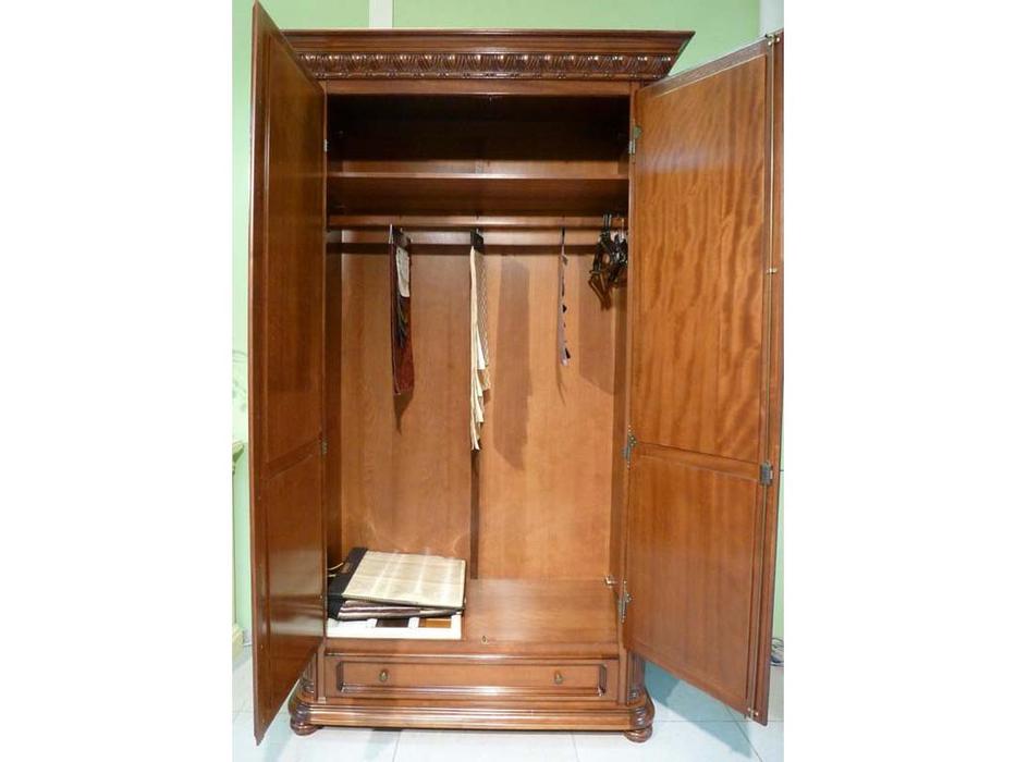 Simex шкаф 2-х дверный  (орех) Венеция Люкс