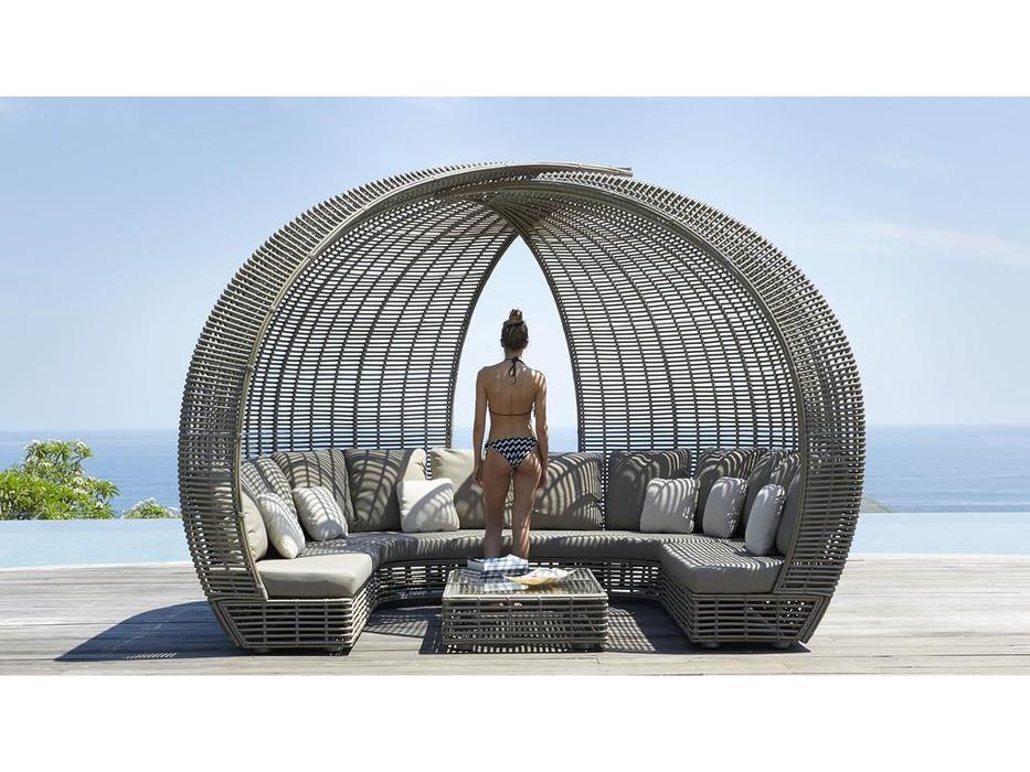 Skylinedesign стол журнальный садовый (белый) Spartan