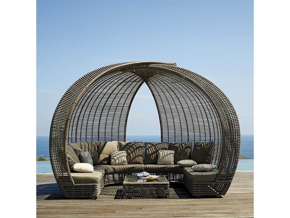 Skylinedesign стол журнальный садовый (белый) Spartan