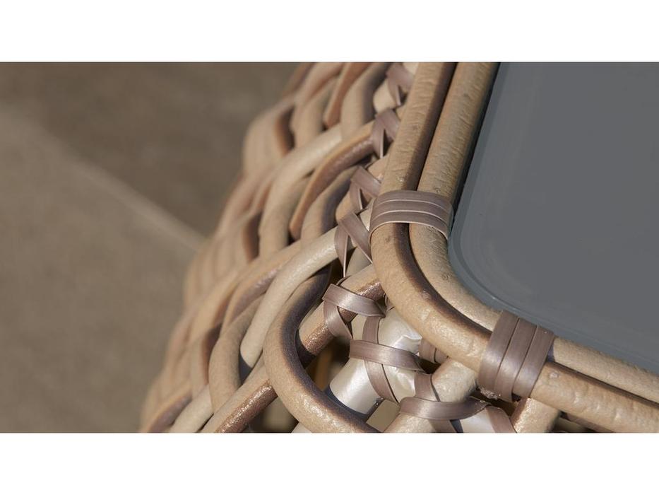 Skylinedesign стол кофейный со стеклом (WHITE MUSHROOM) Dynasty