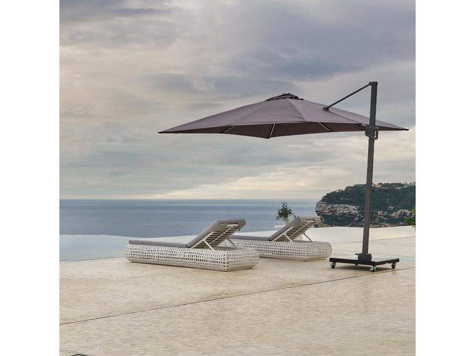 Skylinedesign шезлонг с матрасом (WHITE MUSHROOM) Dynasty