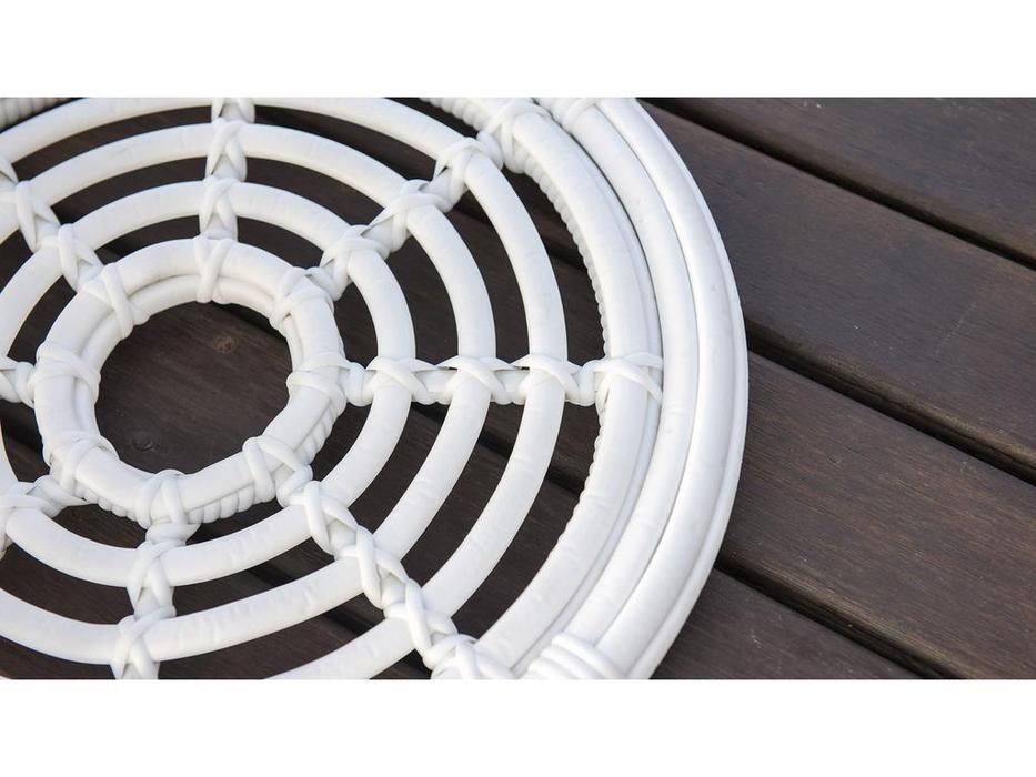 Skylinedesign стол садовый для лежака, со стеклом (WHITE MUSHROOM) Dynasty