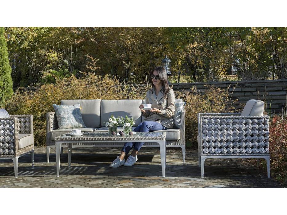 Skylinedesign диван садовый 3-х местный (Seashell) Heart