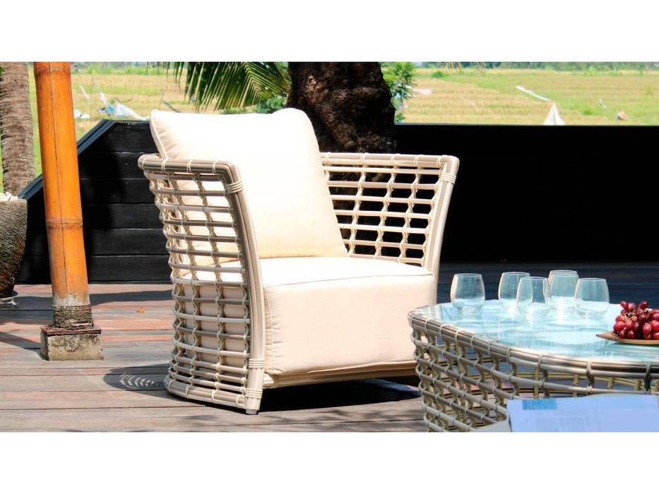 Skylinedesign кресло садовое с подушками (WHITE MUSHROOM) Villa