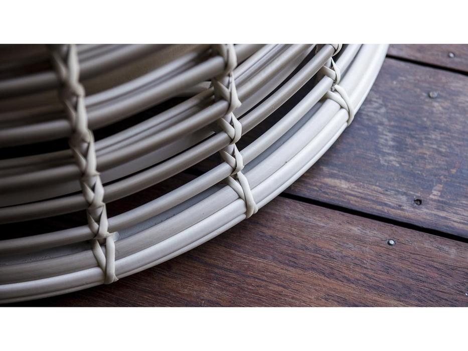 Skylinedesign диван садовый 3-х местный (светло серый) Villa