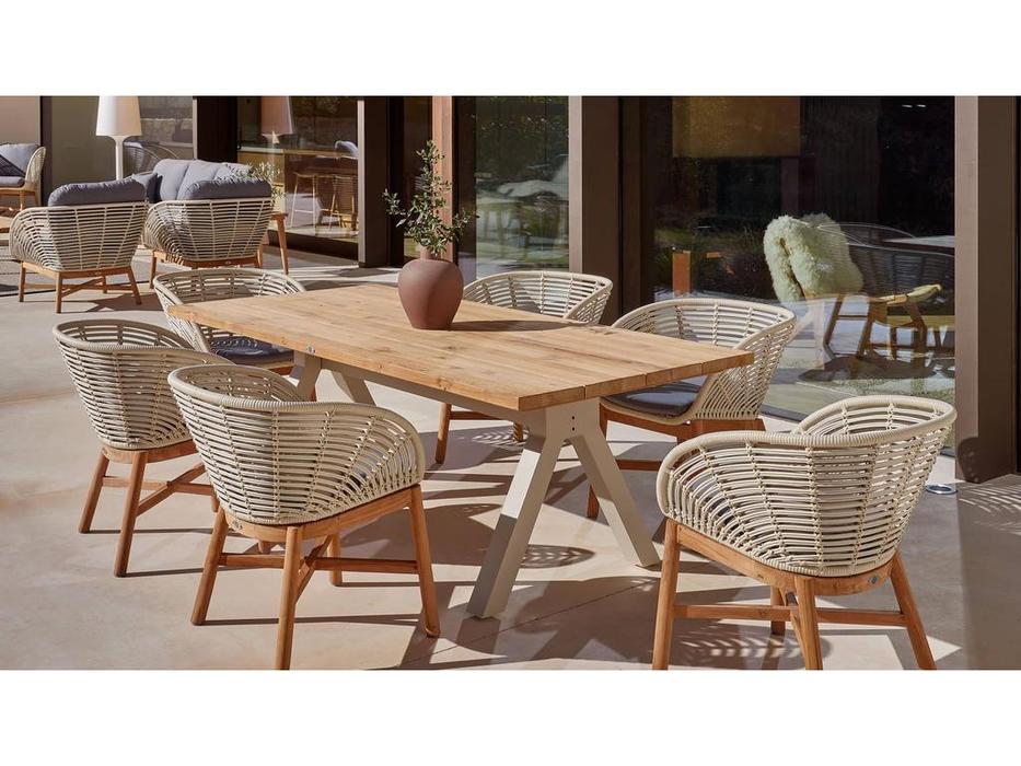 Skylinedesign стол обеденный садовый (коричневый) Alaska