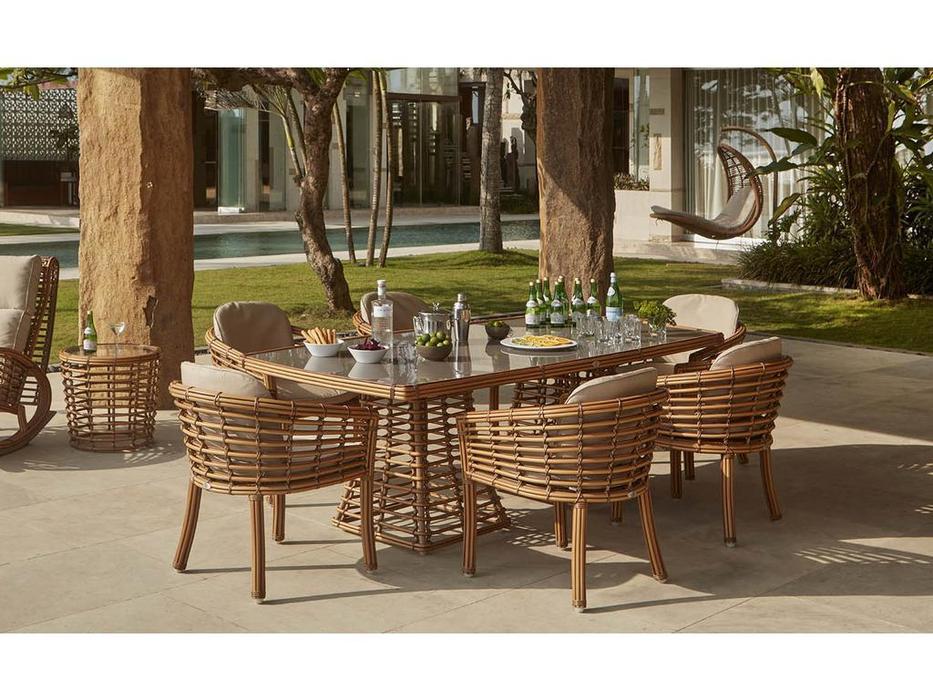 Skylinedesign стол садовый не раскладной (светло серый) Villa