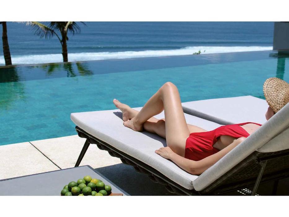 Skylinedesign шезлонг лежак (серый) Serpent