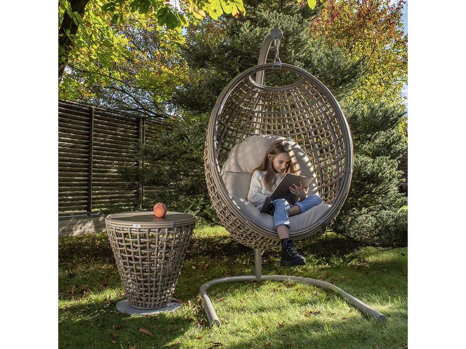 Skylinedesign стол кофейный со стеклом (бежевый) Dynasty