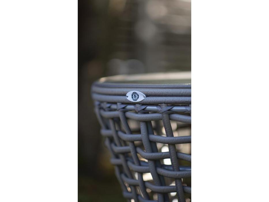 Skylinedesign стол кофейный со стеклом (бежевый) Dynasty