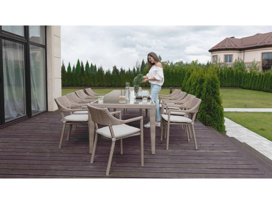 Skylinedesign кресло садовое с подушкой( Цвет) Plank