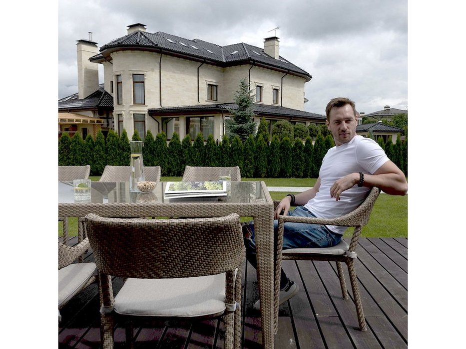 Skylinedesign кресло садовое с подушкой( Цвет) Plank
