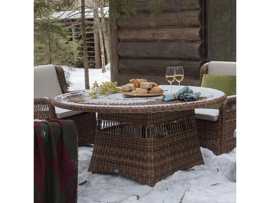 Skylinedesign стол садовый не раскладной (бежевый) Ebony