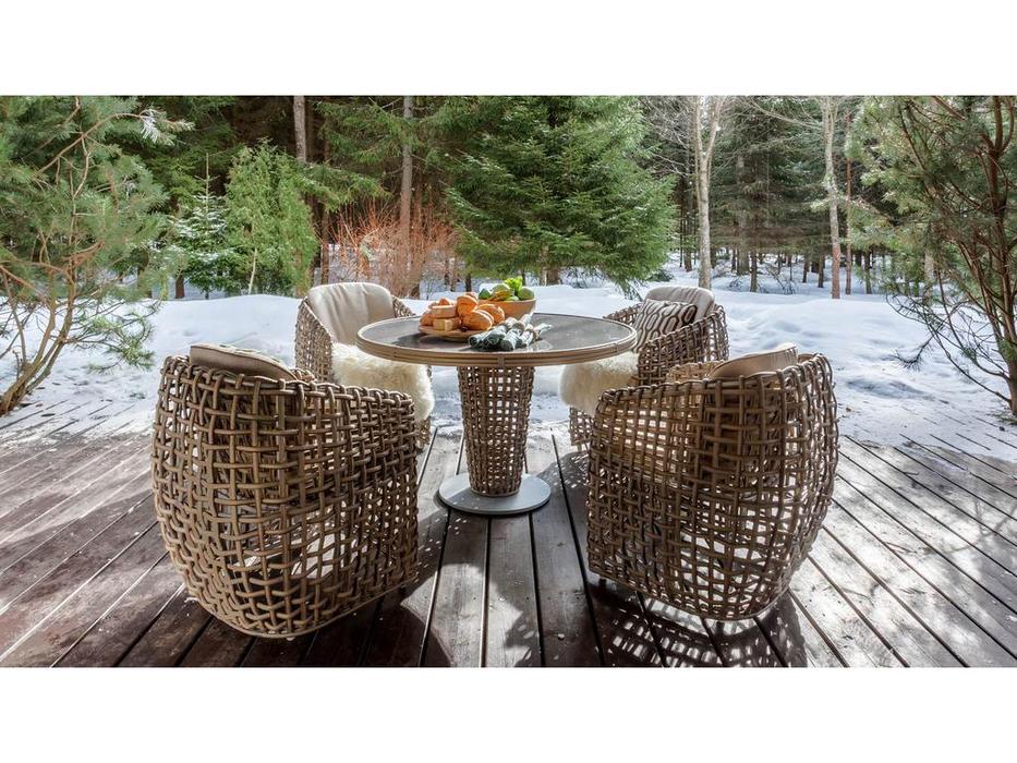 Skylinedesign стол садовый не раскладной (белый) Dynasty