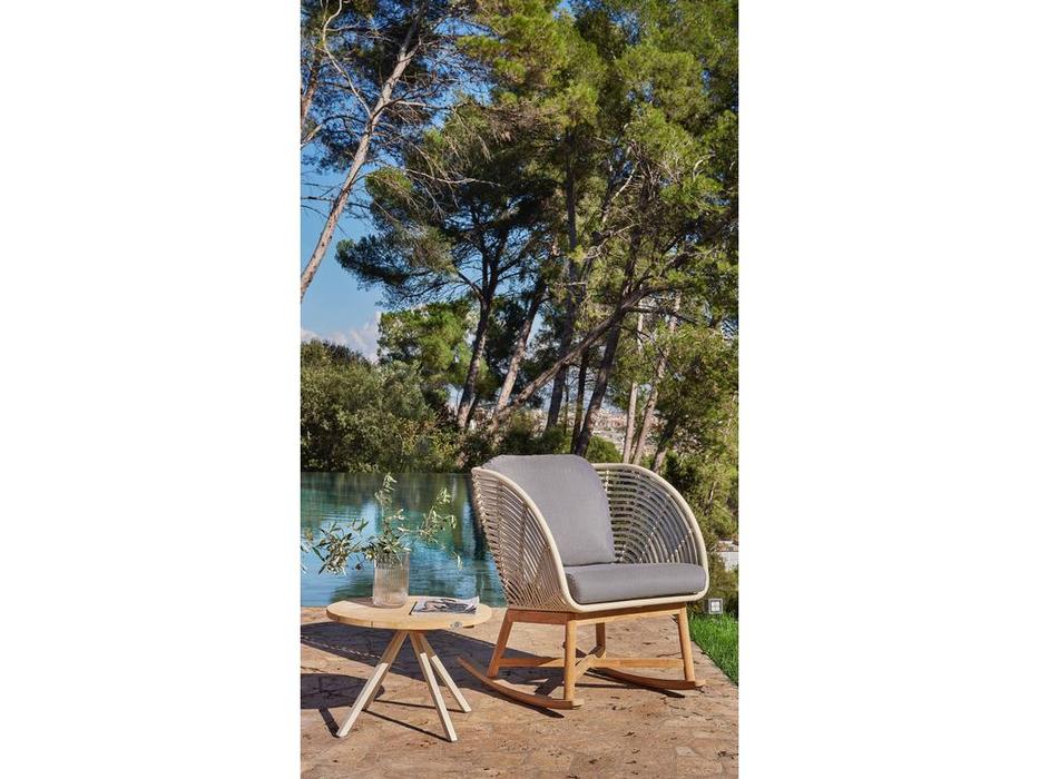 Skylinedesign кресло-качалка с подушками (бежевый) Alaska