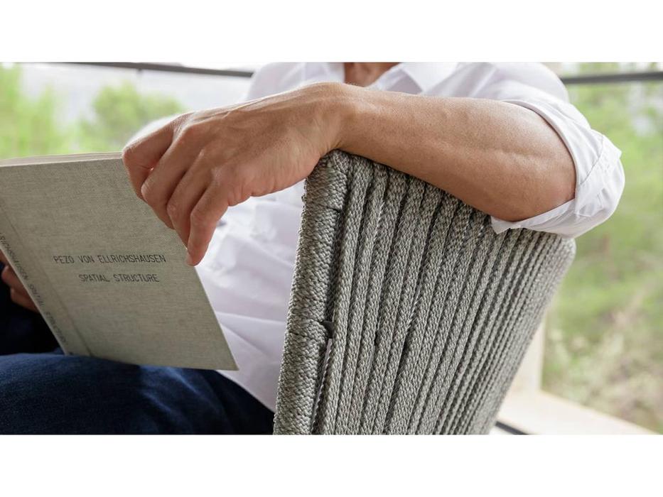 Skylinedesign кресло-качалка с подушками (светло серый) Boston