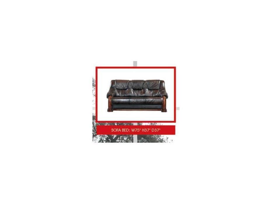 ESF диван 3-х местный раскладной (коричневый) Castello