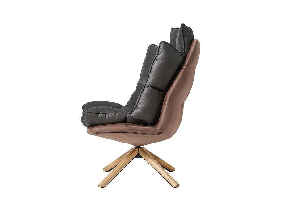 ESF кресло вращающееся (коричневый, серый) Modern