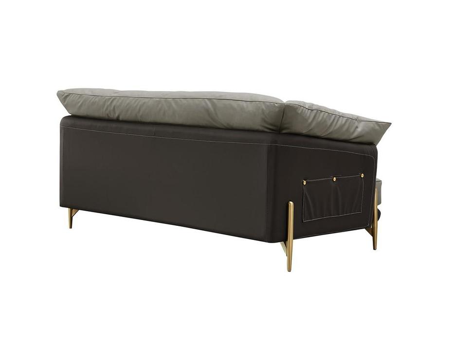 ESF диван 2 местный не раскладной (серый) ARTE NAPPA