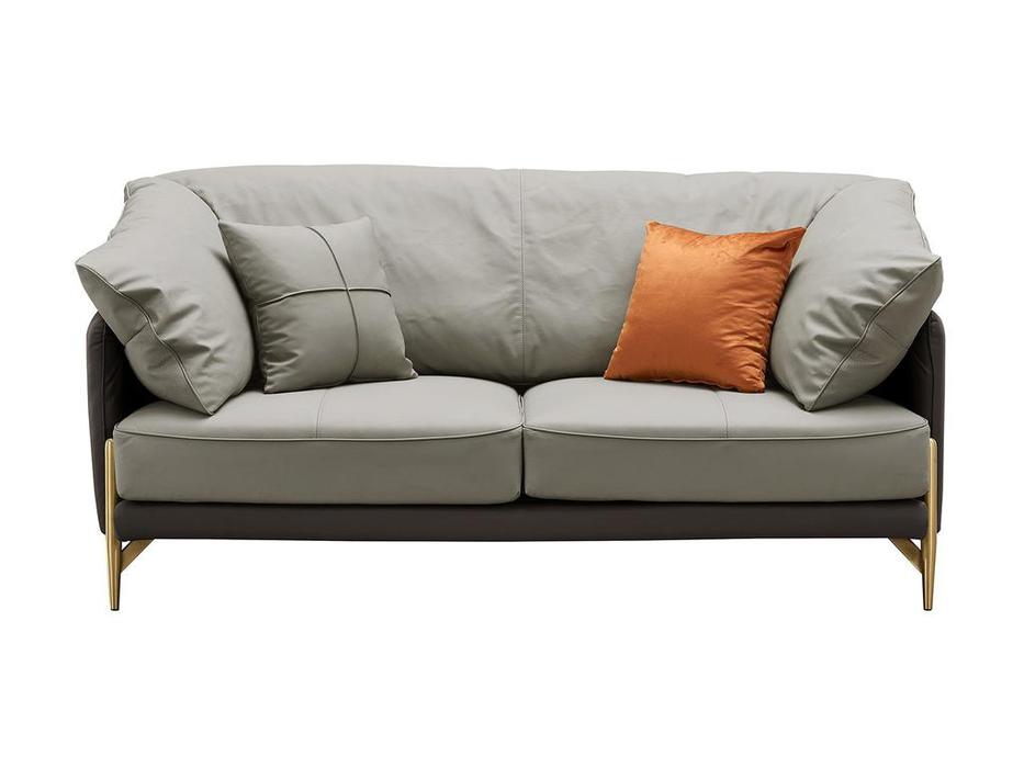 ESF диван 2 местный не раскладной (серый) ARTE NAPPA