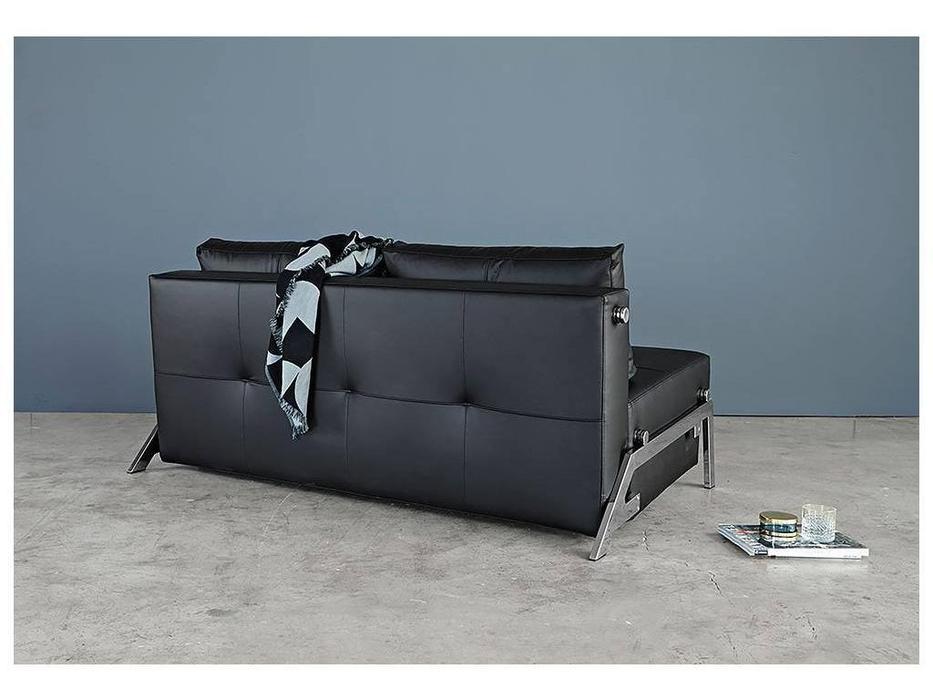 Innovation диван-кровать 140 ножки хром тк.528 (синий) Cubed