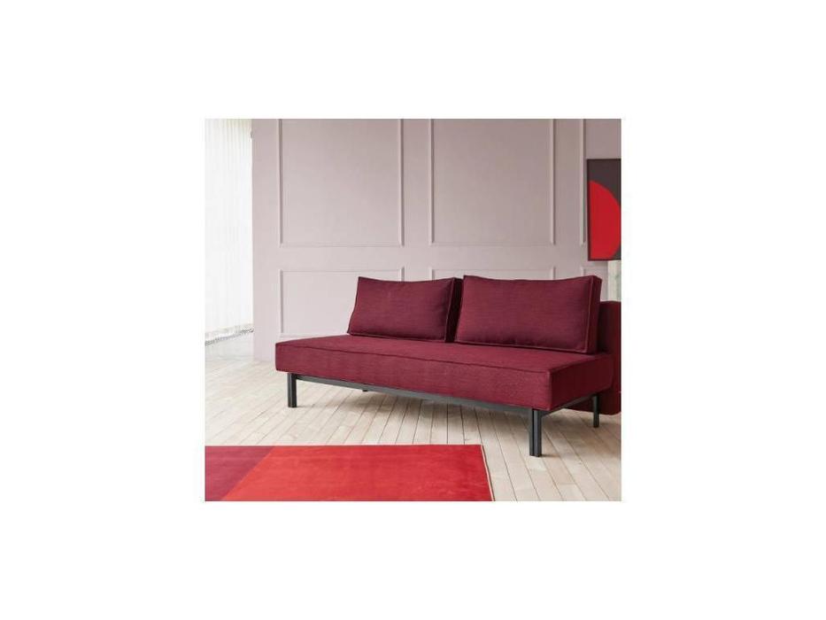 Innovation диван-кровать раскладной тк.576 (бордо) Sly