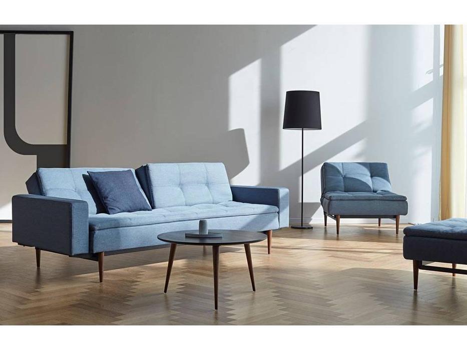 Innovation диван с мягкими подлокотниками тк. 558 (синий) Dublexo