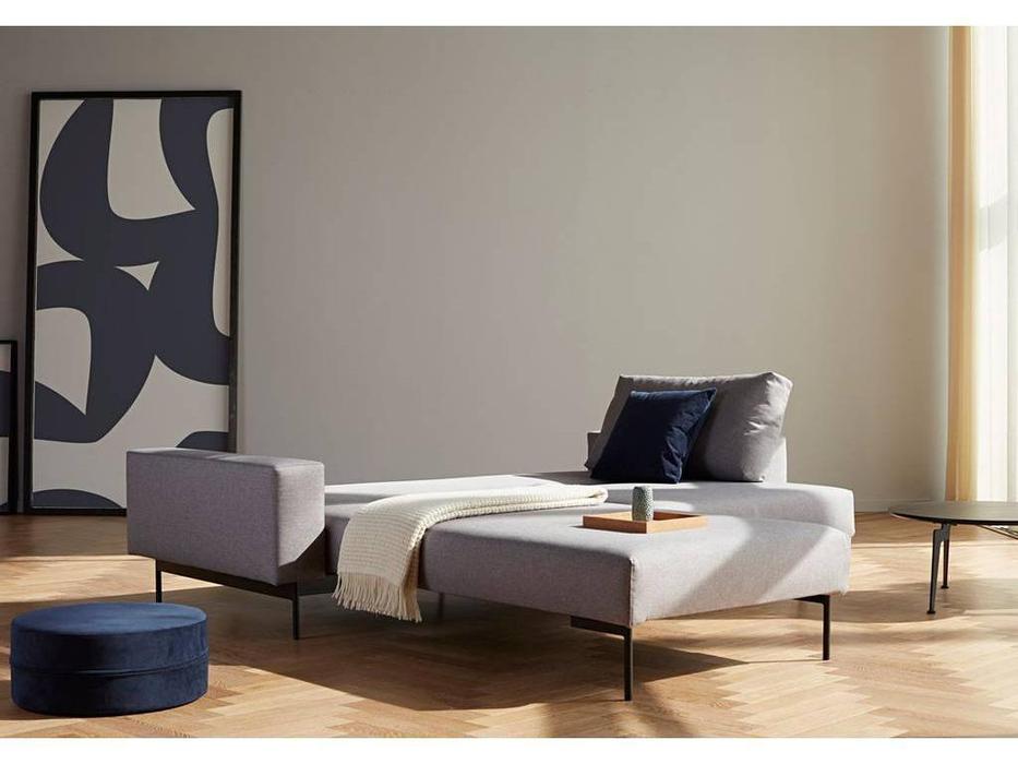 Innovation диван угловой с подлокотниками тк.217 (серый) Bragi