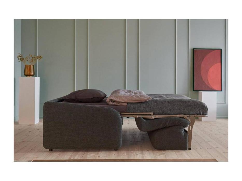 Innovation диван-кровать 140 с подлокотниками раскладной тк.577 (серый) Eivor