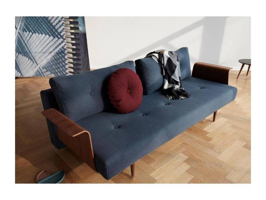 Innovation диван с подлокотниками, тк.515 (синий) Recast Plus