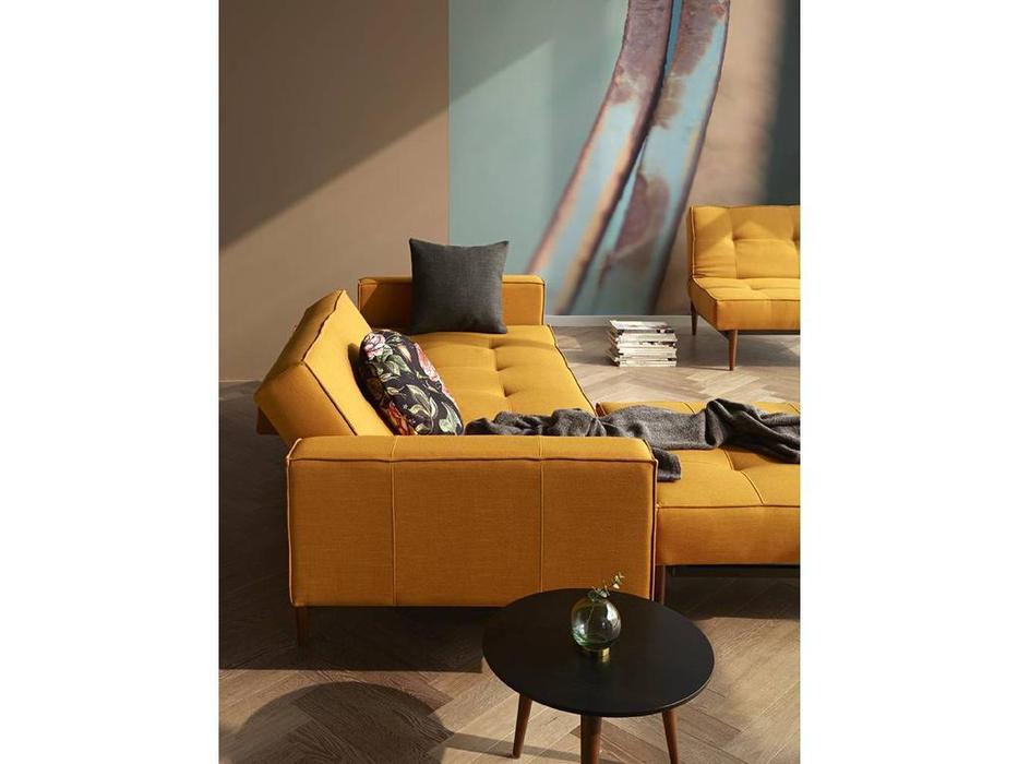 Innovation диван 3-х местный с подлокотниками тк.507 (желтый) Splitback