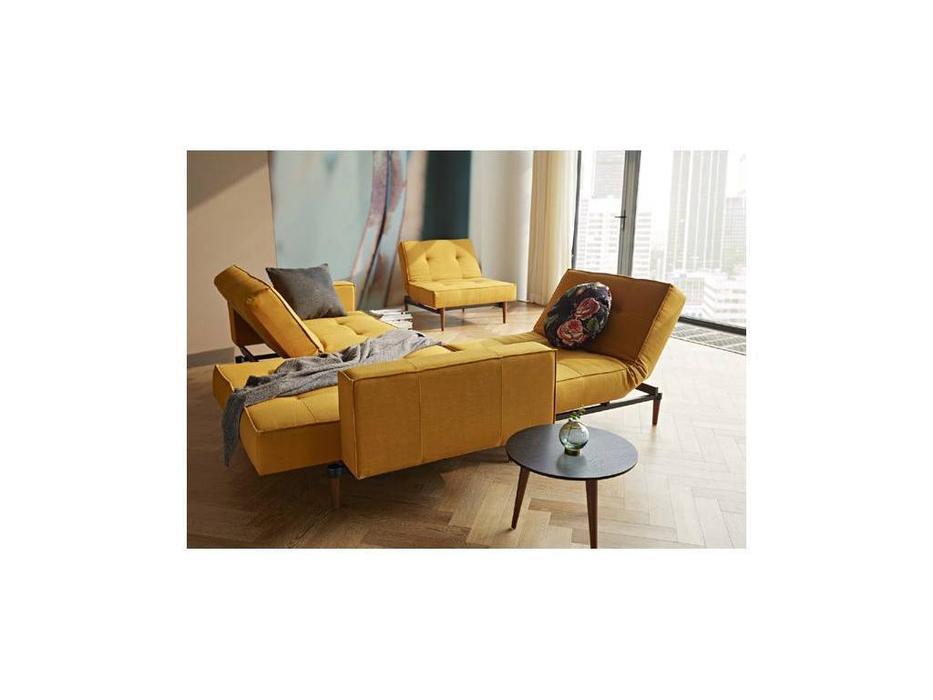 Innovation диван 3-х местный с подлокотниками тк.507 (желтый) Splitback