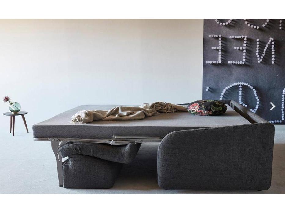Innovation диван-кровать 160 с подлокотниками раскладной тк.565 (серый) Eivor