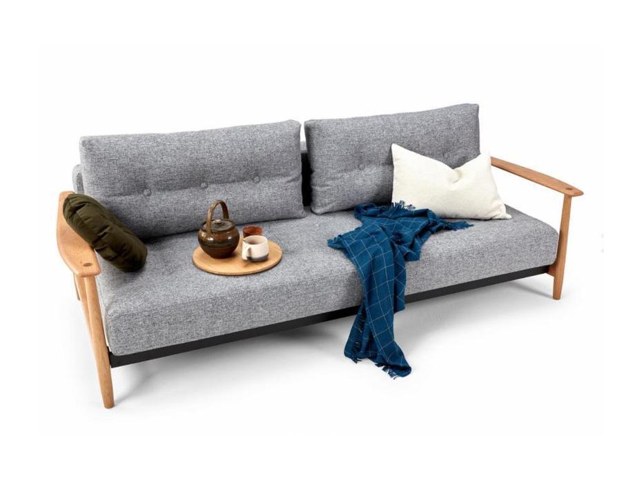 Innovation диван-кровать раскладной тк. 565 (серый) Eluma