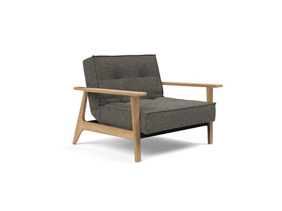 Innovation кресло с деревянными подлокотниками тк.216 (розовый) Splitback
