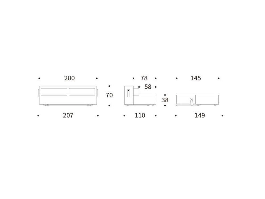 Innovation диван-кровать  (молочный) Yonata