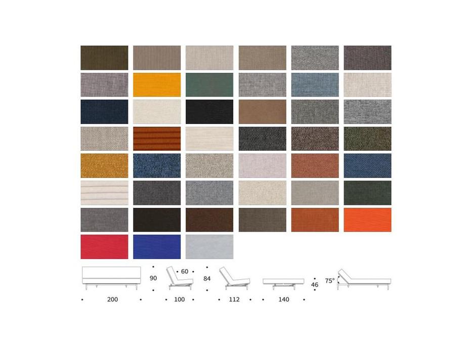 Innovation диван-кровать 3-х местный (желтый) Colpus