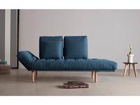 Innovation диванчик деревянные ножки (синий) Rollo