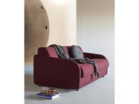 Innovation диван-кровать 160 с подлокотниками раскладной тк.ХХХ (бордо) Eivor