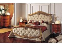Antonelli Moravio кровать двуспальная 180х200 ткань (золото) Isabella