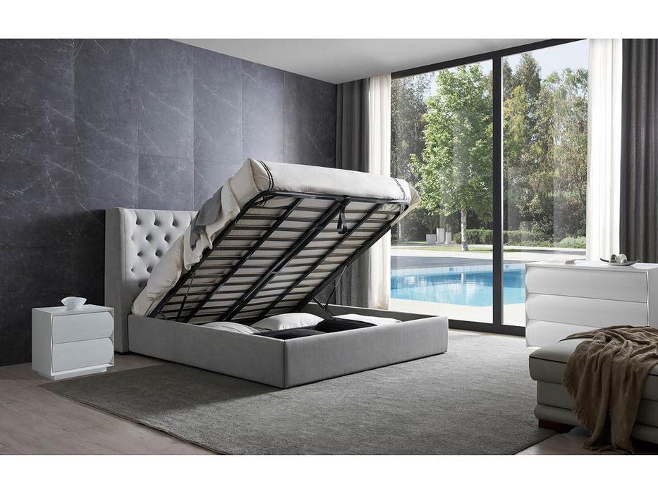 ESF кровать двуспальная 180х200 с подъемным механизмом (серый) GC1726