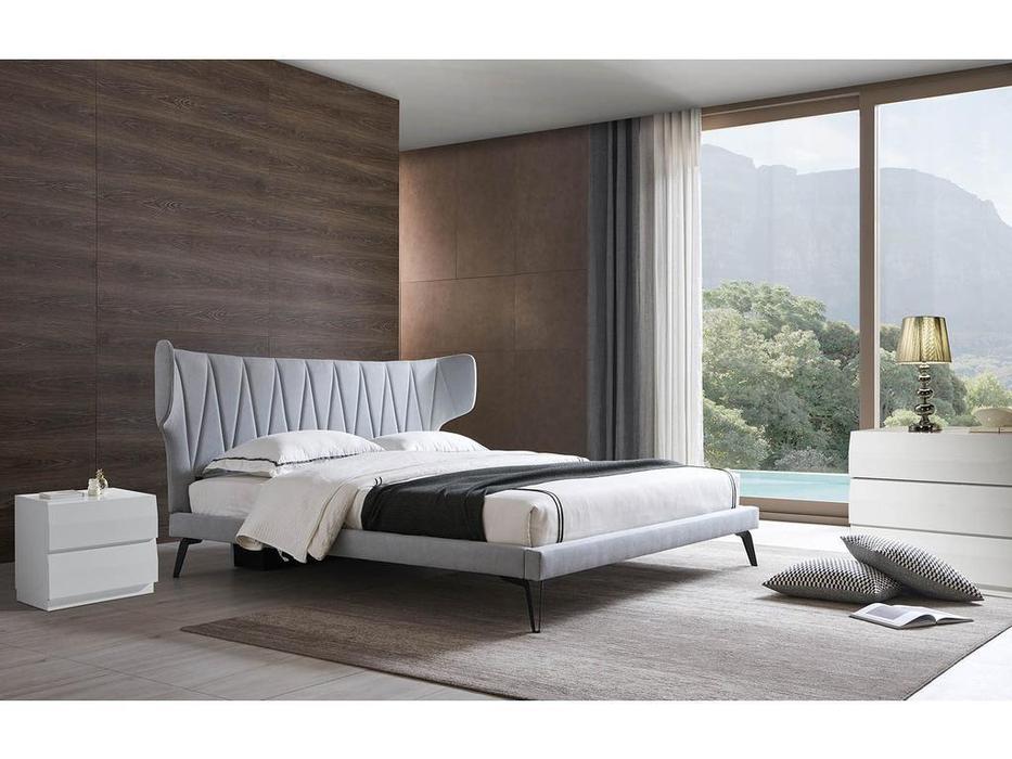 ESF кровать двуспальная 180х200 (серый) GC1801