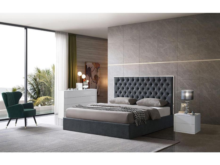 ESF кровать двуспальная 160х200 (серый) LBD1704