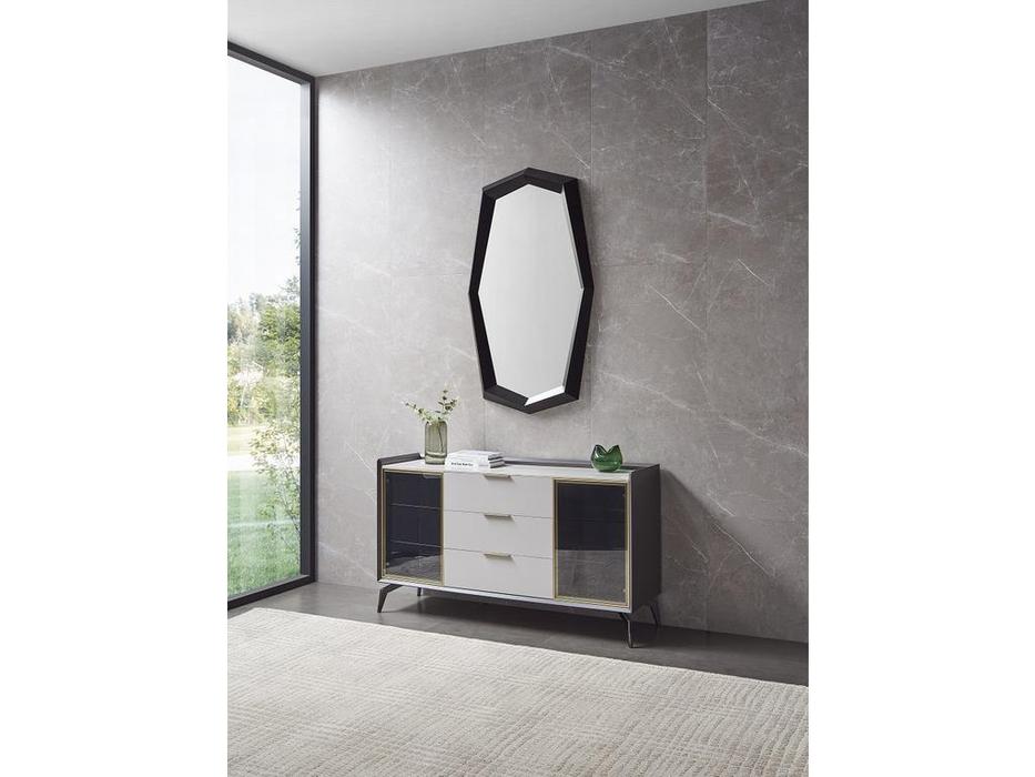 ESF зеркало настенное  (черный)