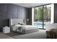 ESF кровать двуспальная 160х200 с подъемным механизмом (серый) GC1726