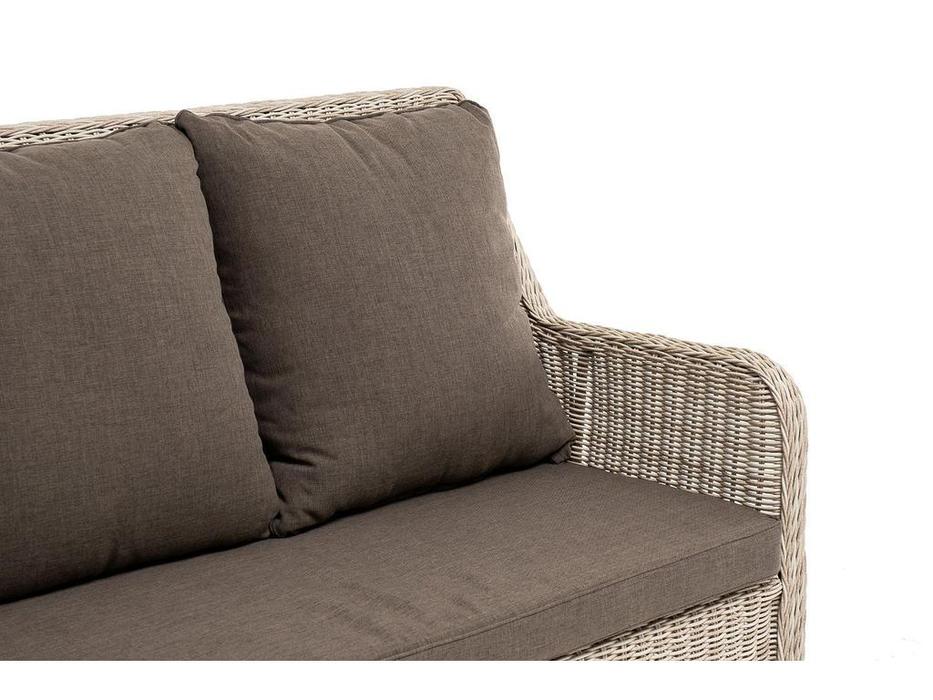 4SIS диван садовый с подушками (бежевый) Гляссе