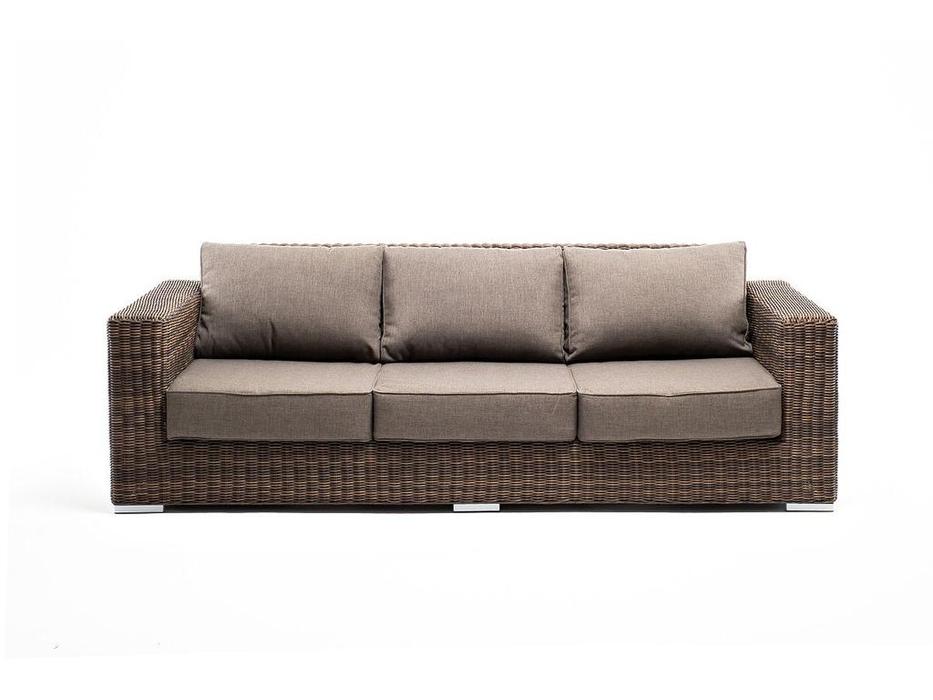 4SIS диван садовый с подушками (коричневый) Боно