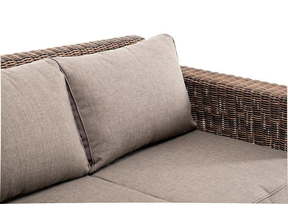 4SIS диван садовый с подушками (коричневый) Боно
