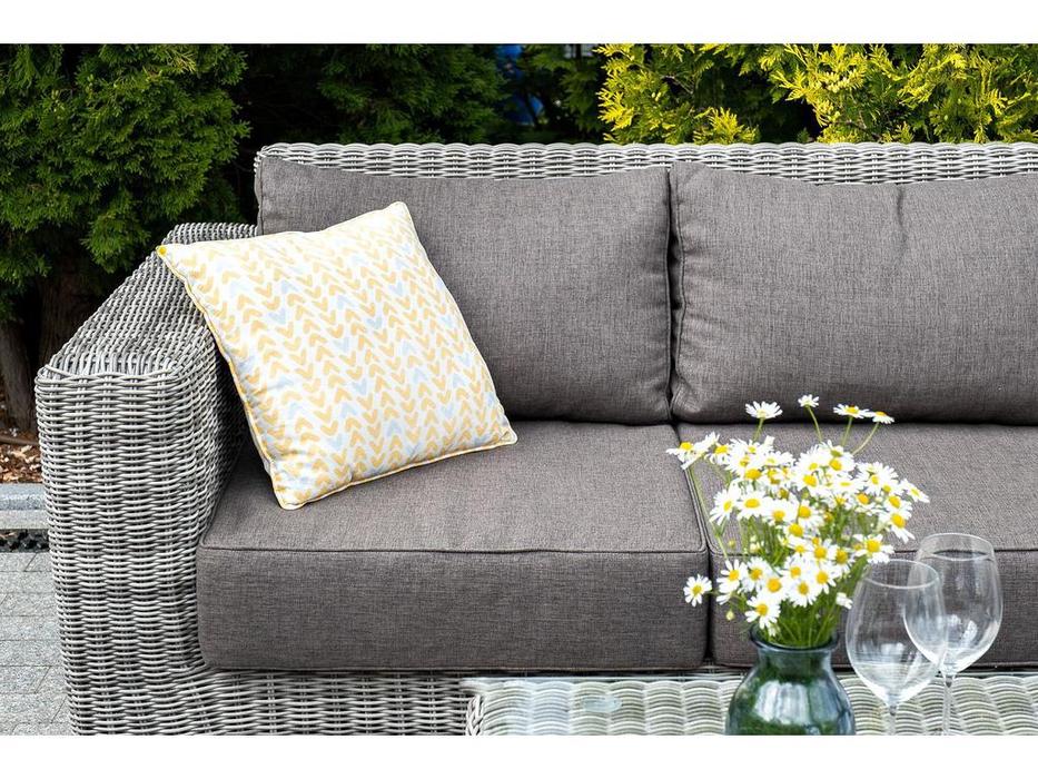 4SIS диван садовый с подушками (серый) Боно